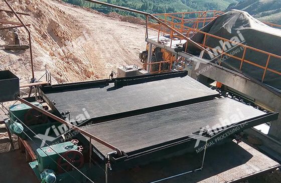 shaking table mineral processing