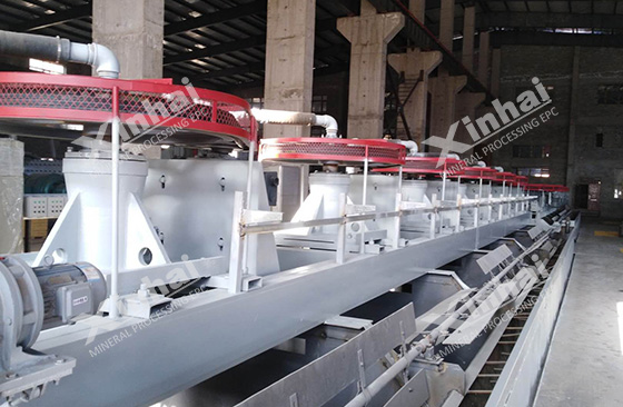 xinhai flotation machine in graphite ores processing plant