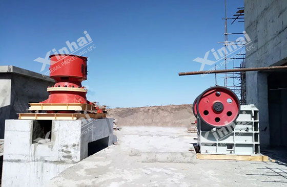Copper dressing of crushing machine Copper dressing of crushing machine