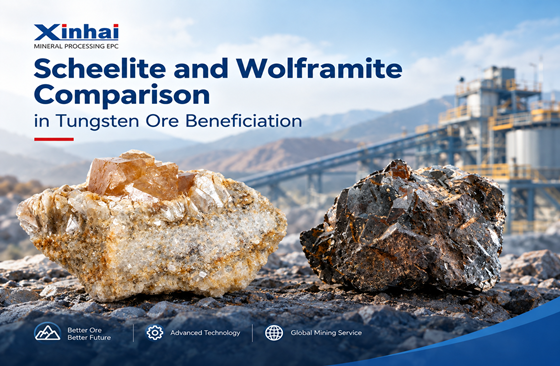 Scheelite and Wolframite Comparison in Tungsten Ore Beneficiation