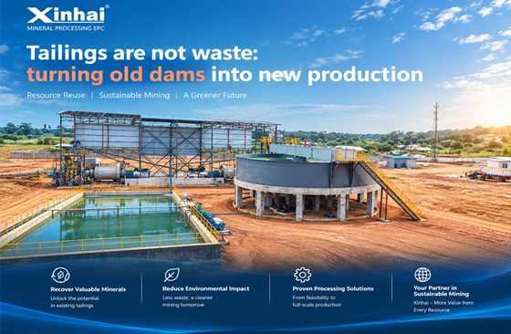Tailings are not waste: turning old dams into new production