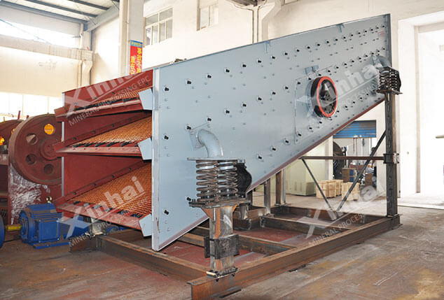 Round vibrating screen