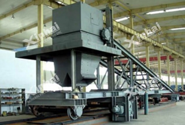 Automatic material distribution