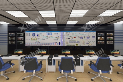 Video surveillance and large-screen display system