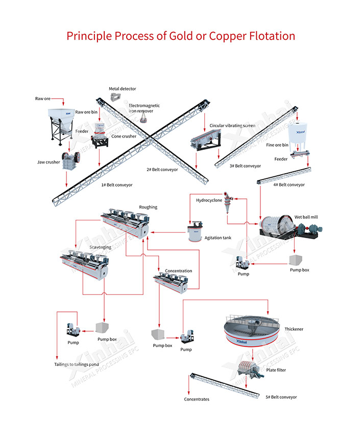 Gold Flotation Production Line-process
